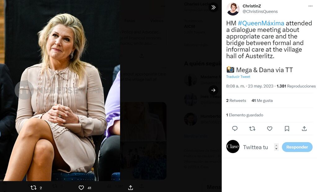 Máxima de los Países Bajos / AFP