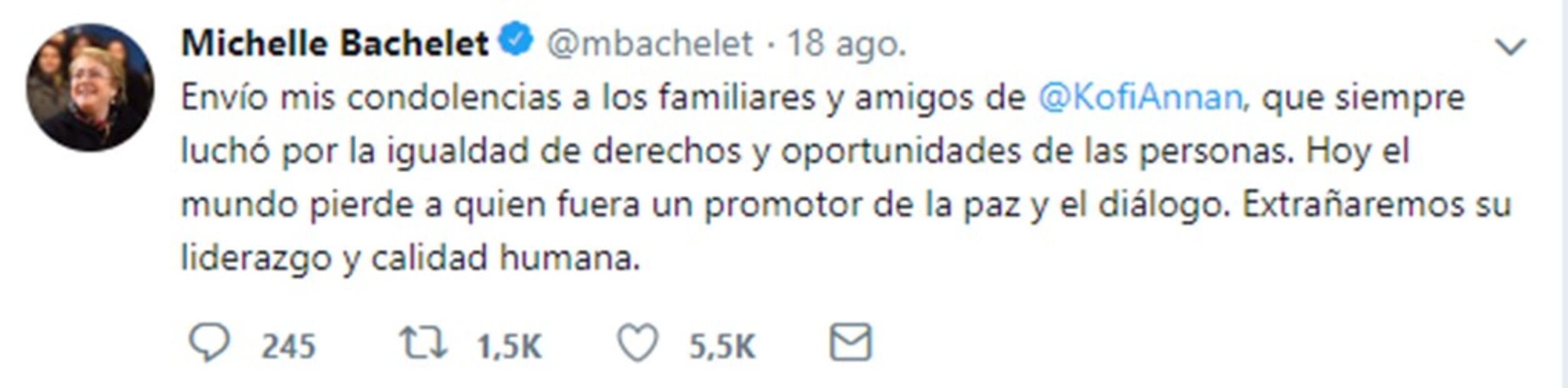 Kofi Annan, el mediador de la paz