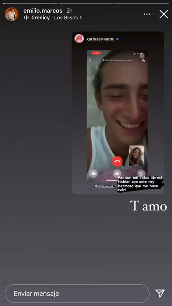 Karol Sevilla y Emilio Osorio confirman noviazgo