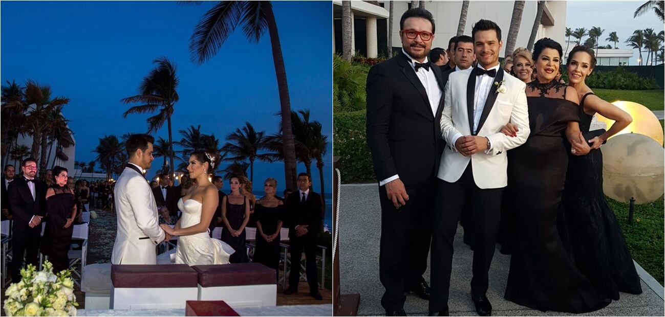 Las fotos que no habías visto de la boda de Brandon Peniche y Kristal Cid