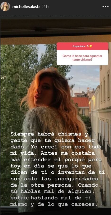 Michelle Salas revela si Luis Miguel la mantiene