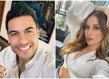 Carlos Rivera y Cynthia Rodríguez se besan por primera vez en público
