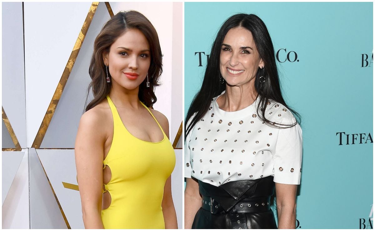 Eiza González y Demi Moore juntas en Venecia