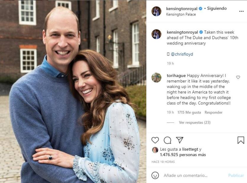 Kate y William comparten tierno video por sus 10 años de matrimonio
