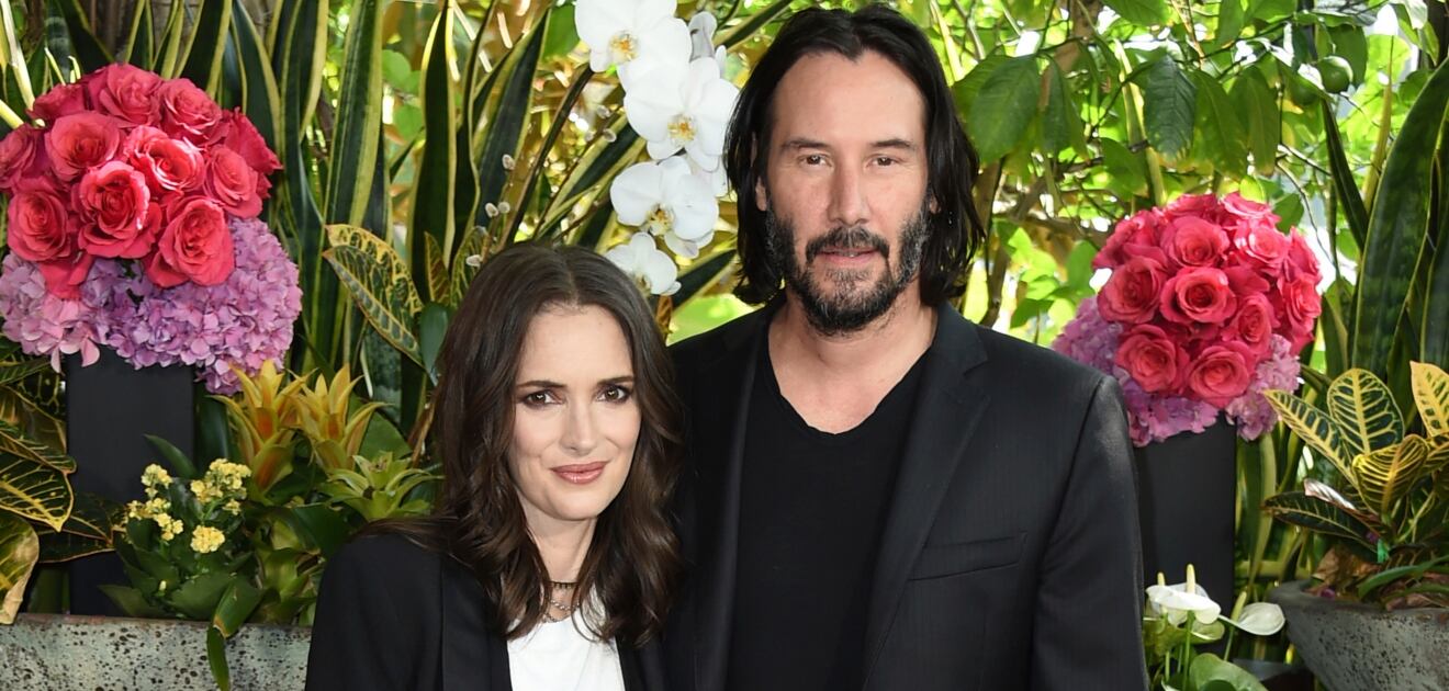 Keanu Reeves y Winona Ryder sí están casados y desde hace más de 25 años