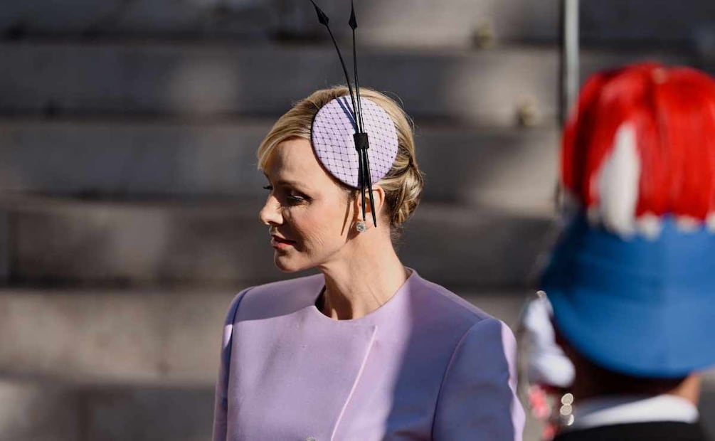 La princesa Charlène de Mónaco durante los festejos del Día Nacional / Foto: AFP