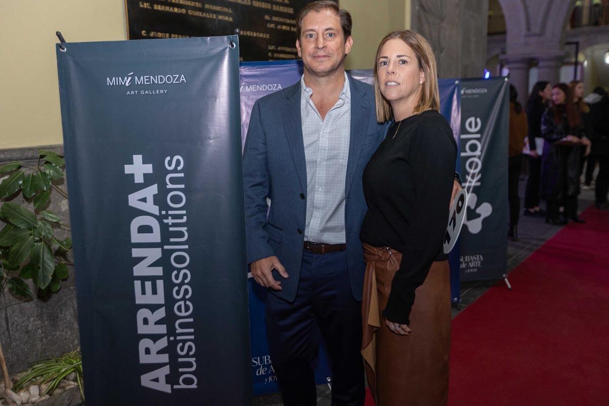 Alberto Martínez y Pilar García Rulfo. (Foto: Especial)