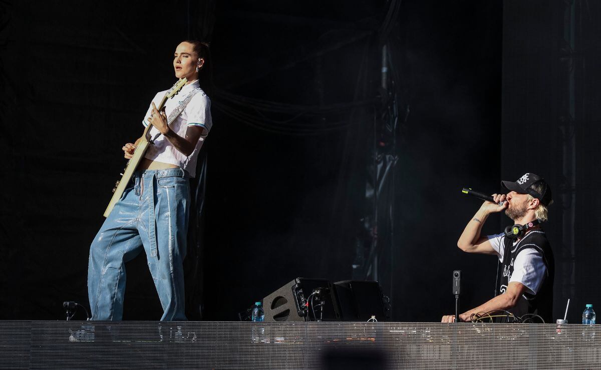 El show de Sofi Tukker / Foto: Esteban Torreblanca