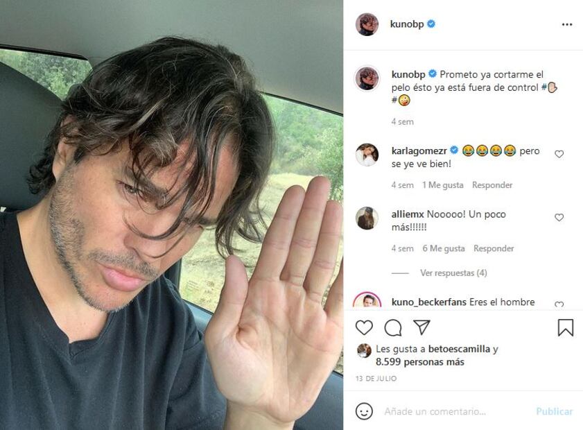 Kuno Becker se vacunó contra el Covid-19 tras contagio de Paty Navidad