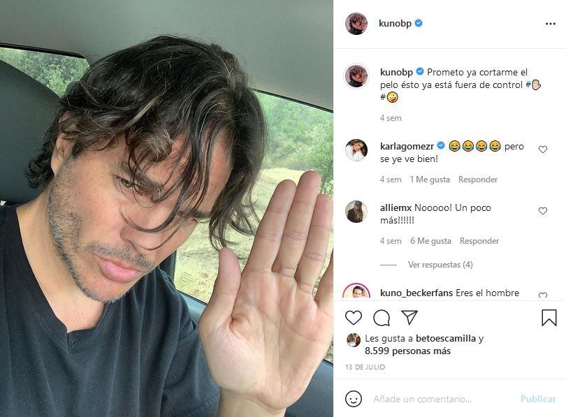 Kuno Becker se vacunó contra el Covid-19 tras contagio de Paty Navidad