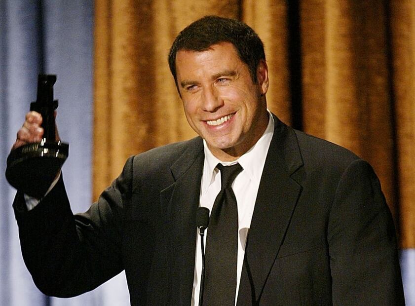 El actor John Travolta en la Gala Hollywood Awards en october de 2004 / AFP