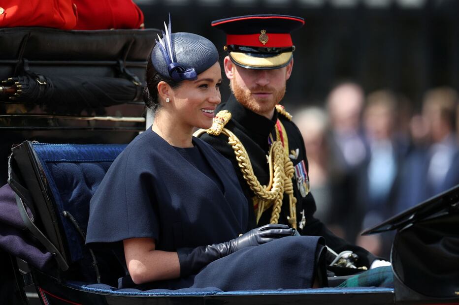El príncipe Harry tenso en el primer evento de Meghan tras el nacimiento de Archie