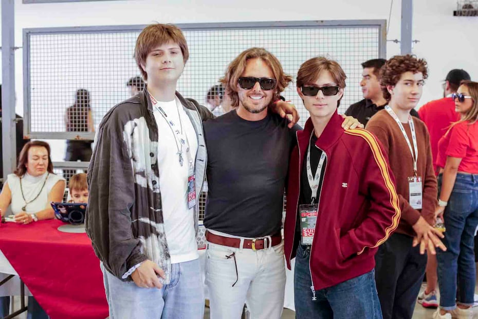 Andrés, Juan Carlos y Carlos Peralta. (Foto: Esteban Torreblanca)