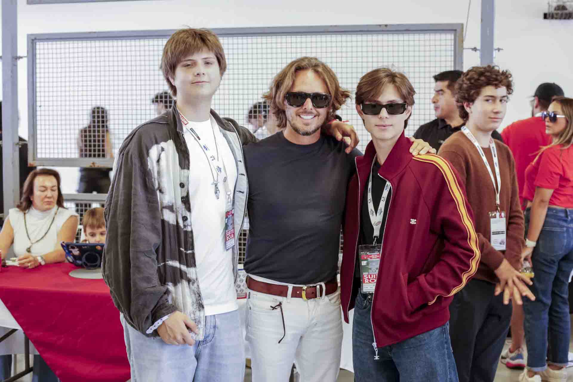 Andrés, Juan Carlos y Carlos Peralta. (Foto: Esteban Torreblanca)