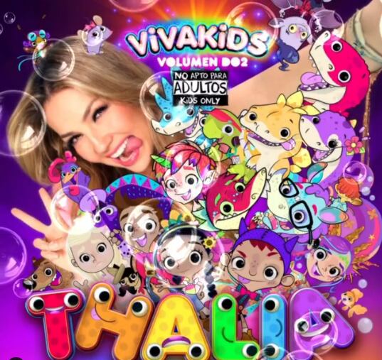 Thalía lanzará segundo disco con canciones infantiles
