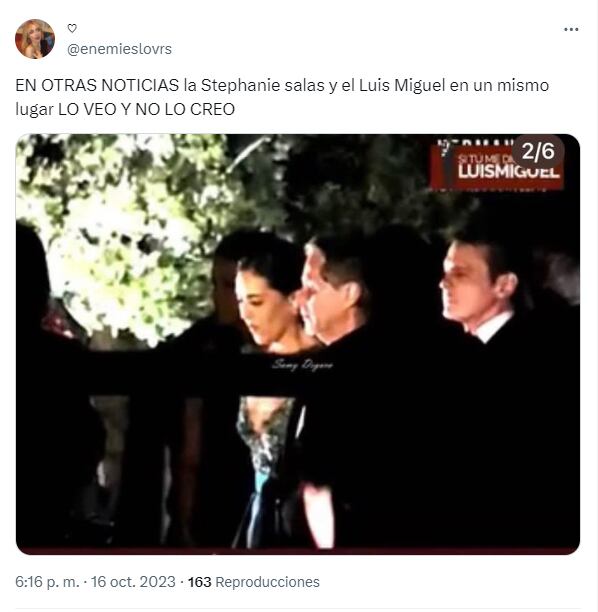 Luis Miguel y Stephanie Salas/X