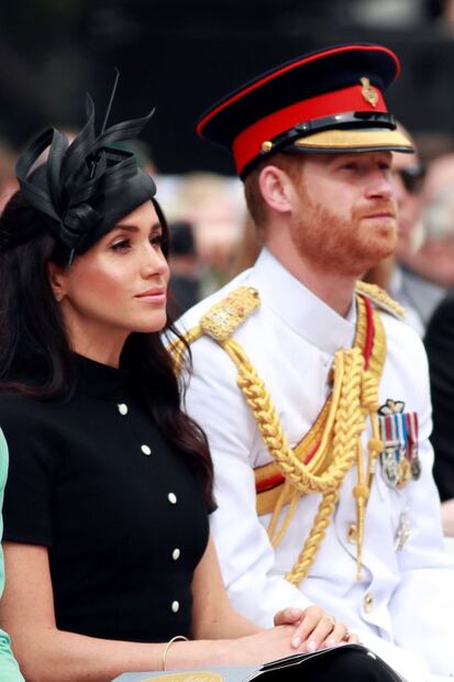 Meghan Markle y el príncipe Harry, como sacados de un cuento de hadas