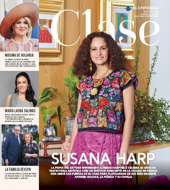Susana Harp nos abrió las puertas de su casa