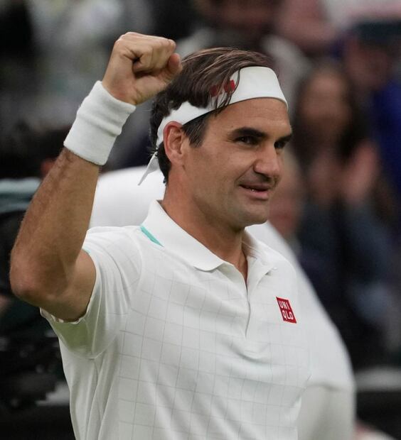 Roger Federer, el tenista más veterano que llega a los cuartos de final de Wimbledon