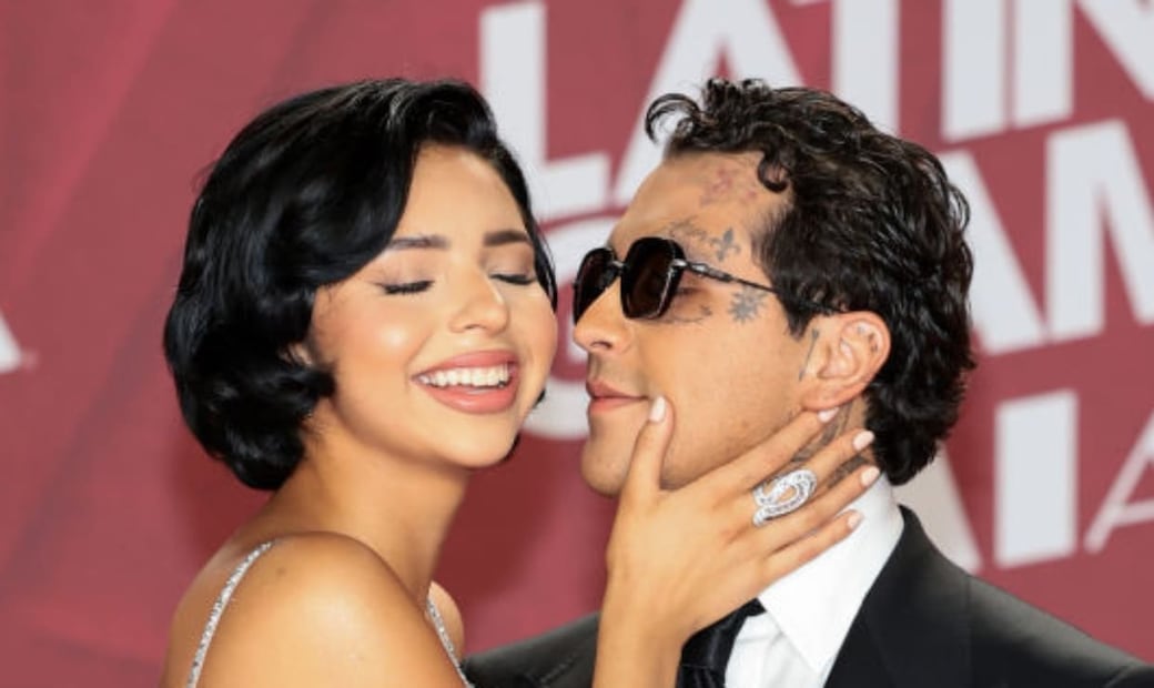 Ángela Aguilar.y Christian Nodal / Foto: Dimitrios Kambouris - Getty Images