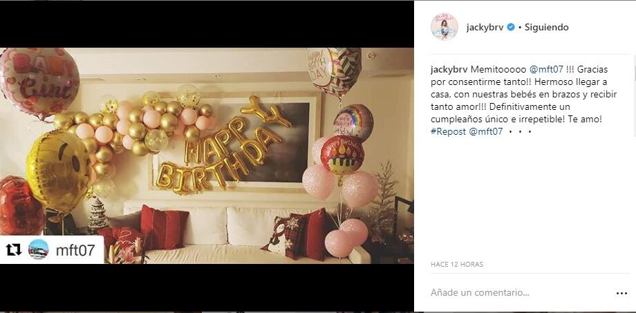 La fiesta de cumpleaños de Jacky Bracamontes 