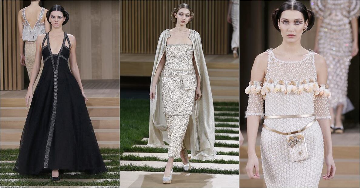 Ellos asistieron a la presentación de la colección de primavera-verano 2016 de Chanel 