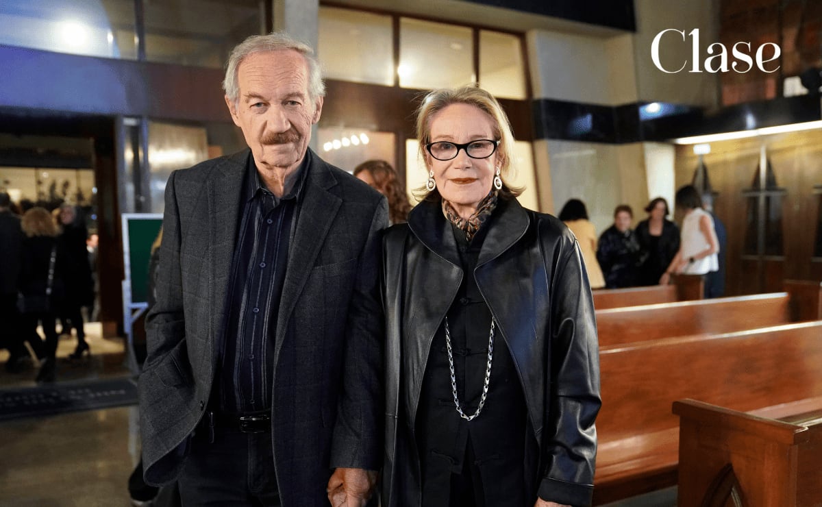 Enrique Goldbard y Guadalupe Loaeza  / Foto: Leonardo Gómez