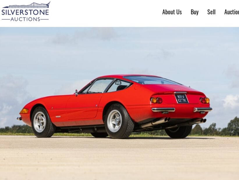 Ponen en subasta el exclusivo Ferrari de Elton John 