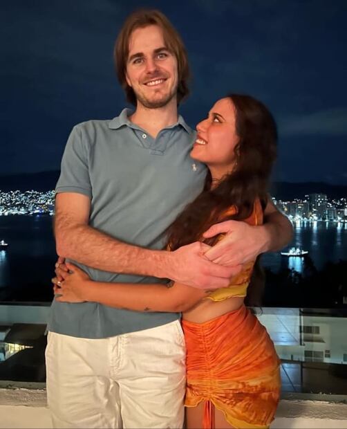 Giordana Guzmán con Justin Engel / Instagram
