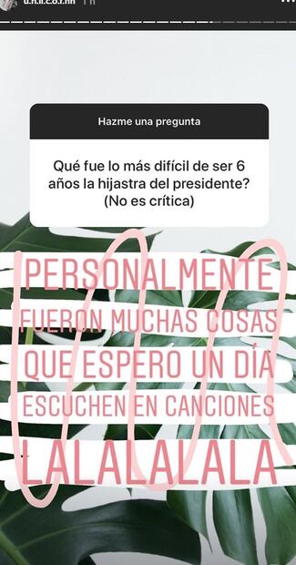 Fernanda Castro, hija de Angélica Rivera, revelará en sus canciones qué fue lo más difícil de ser hijastra de Enrique Peña Nieto