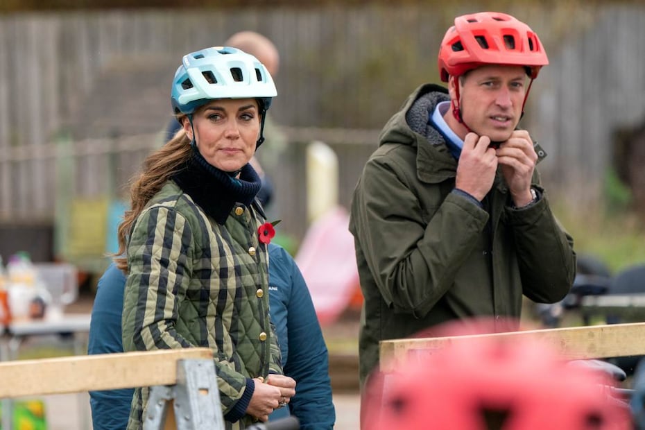 Los príncipes de Gales, William y Kate. (Foto: AP)