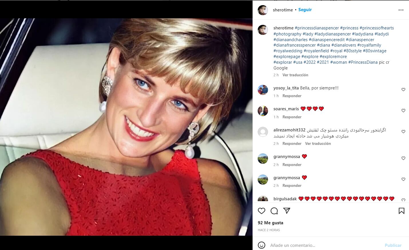 Las últimas palabras de la princesa Diana al bombero que intentó rescatarla