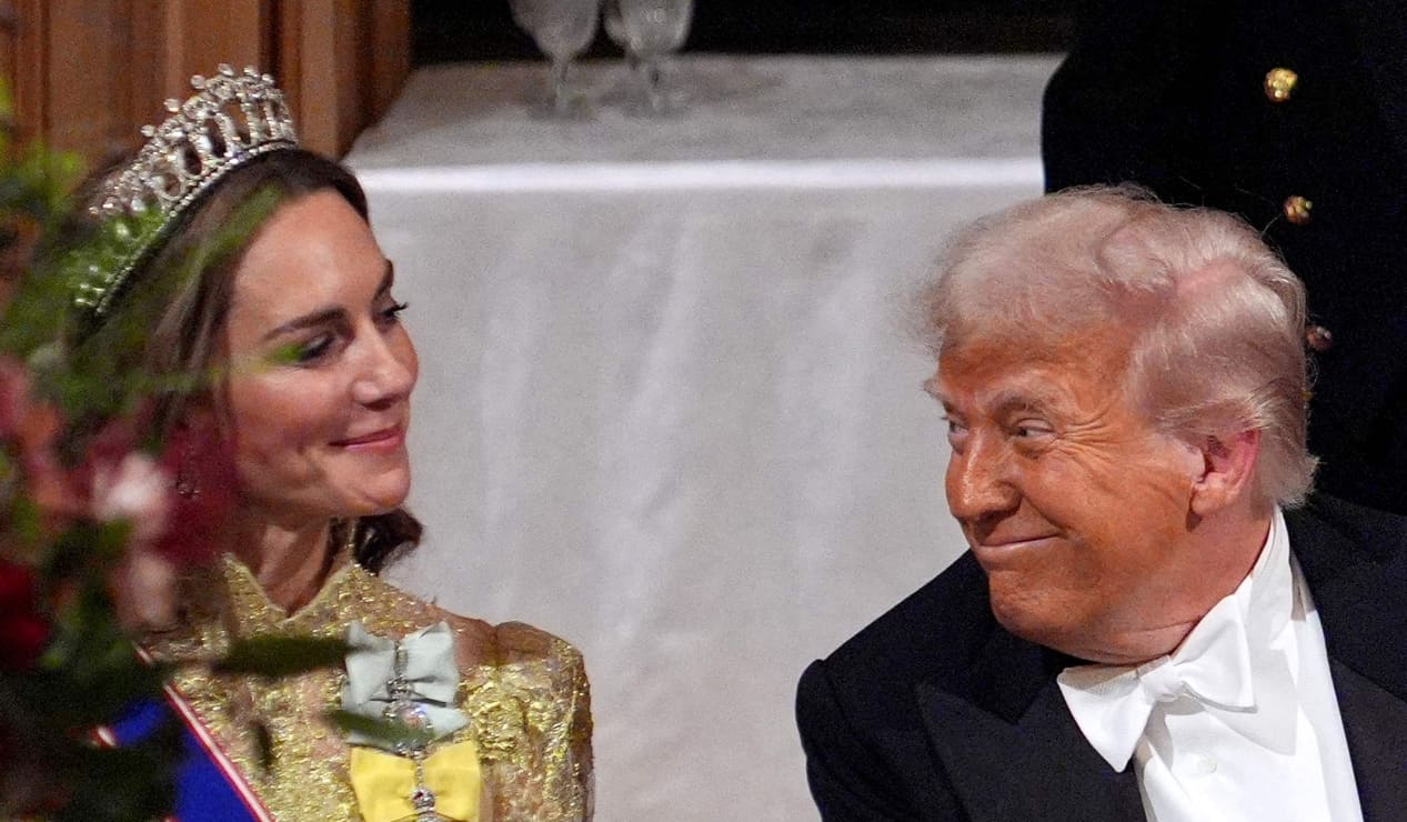 Todos los cumplidos de Donald Trump a Kate Middleton en su visita a Reino Unido