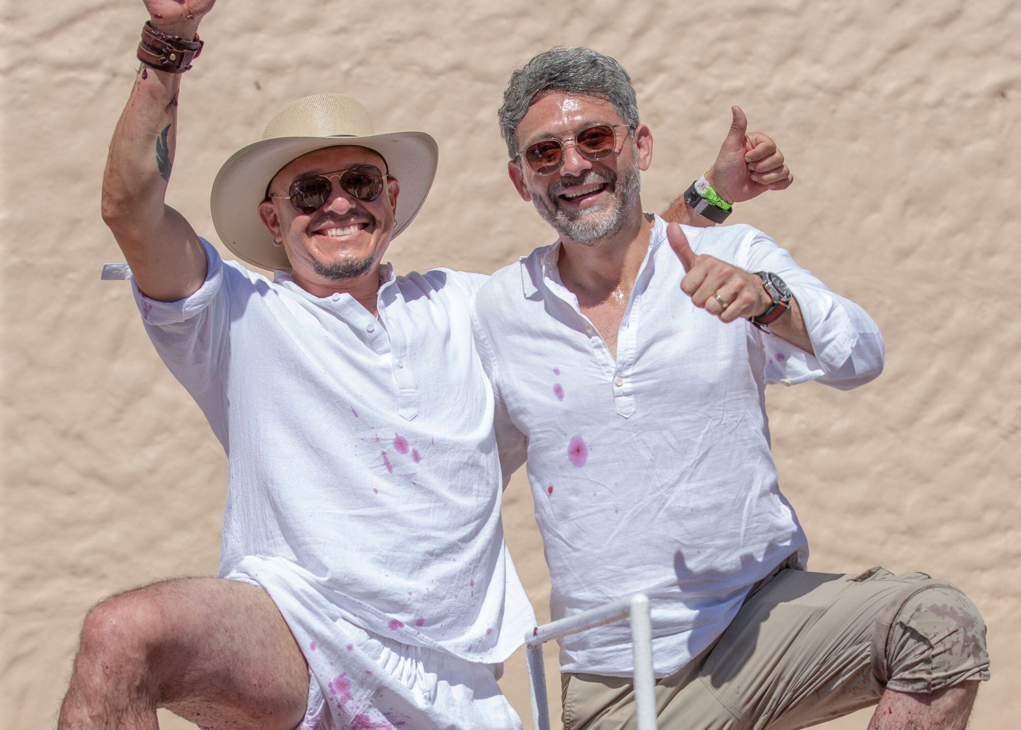 Adriel García y Emmanuel Hernández. (Foto: Edgar Silva Fuentes para VIP)