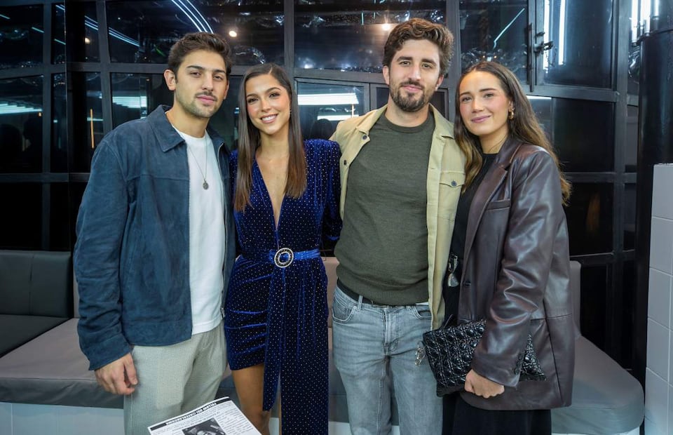 Tony Mills, Eugenia Rodríguez, Andrés Girault e Isabel Carrera. (Foto: Edgar Silva Fuentes S.)