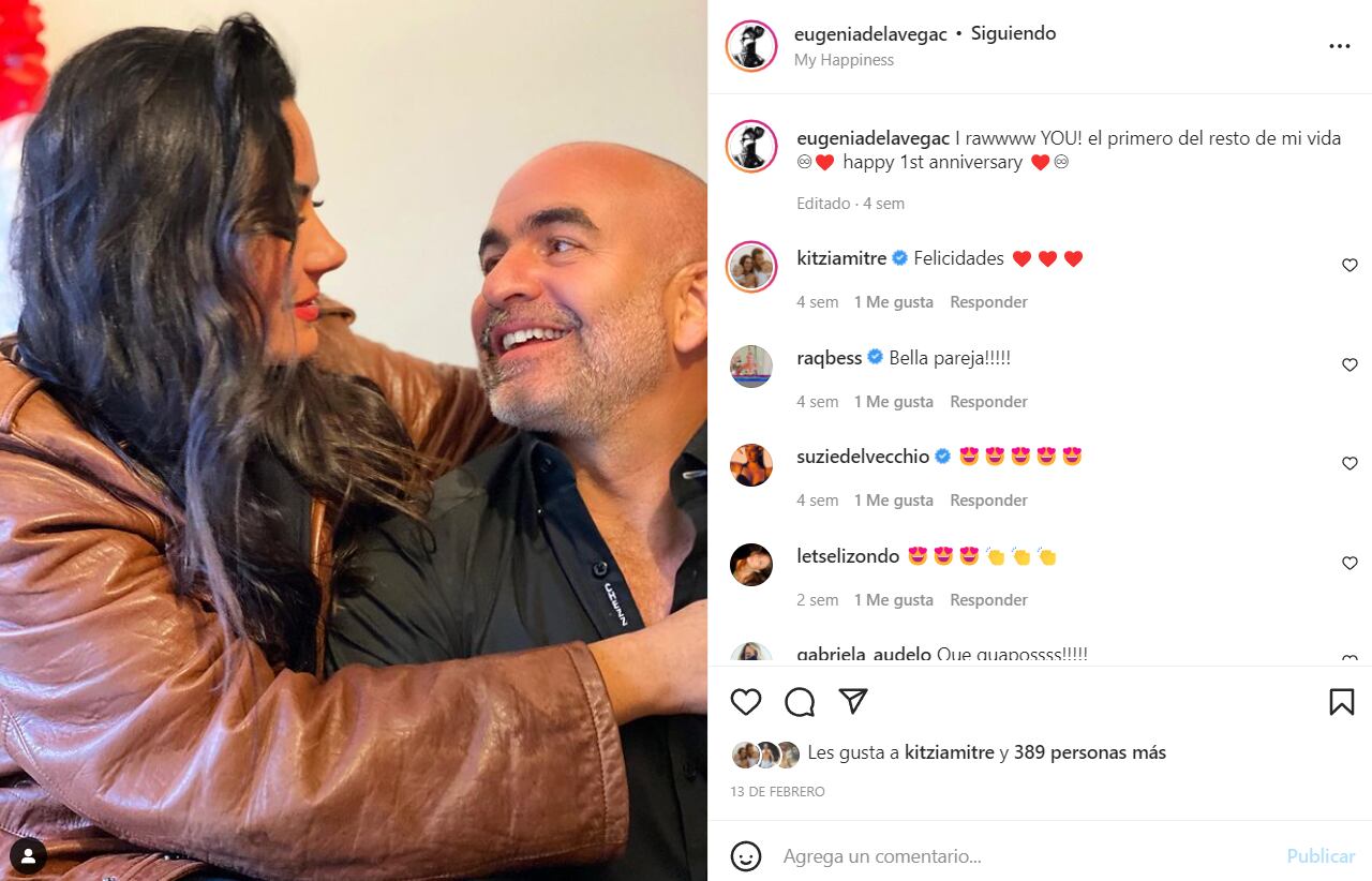 Eugenia de la Vega y Chezz Herrejón: la historia de amor