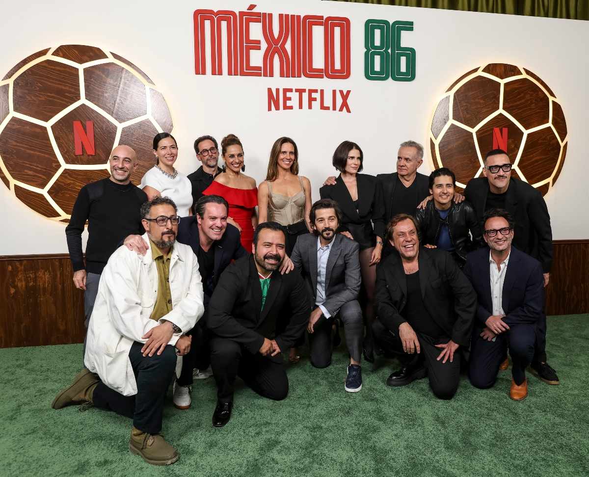 El elenco de 'México 86' / Foto: Esteban Torreblanca