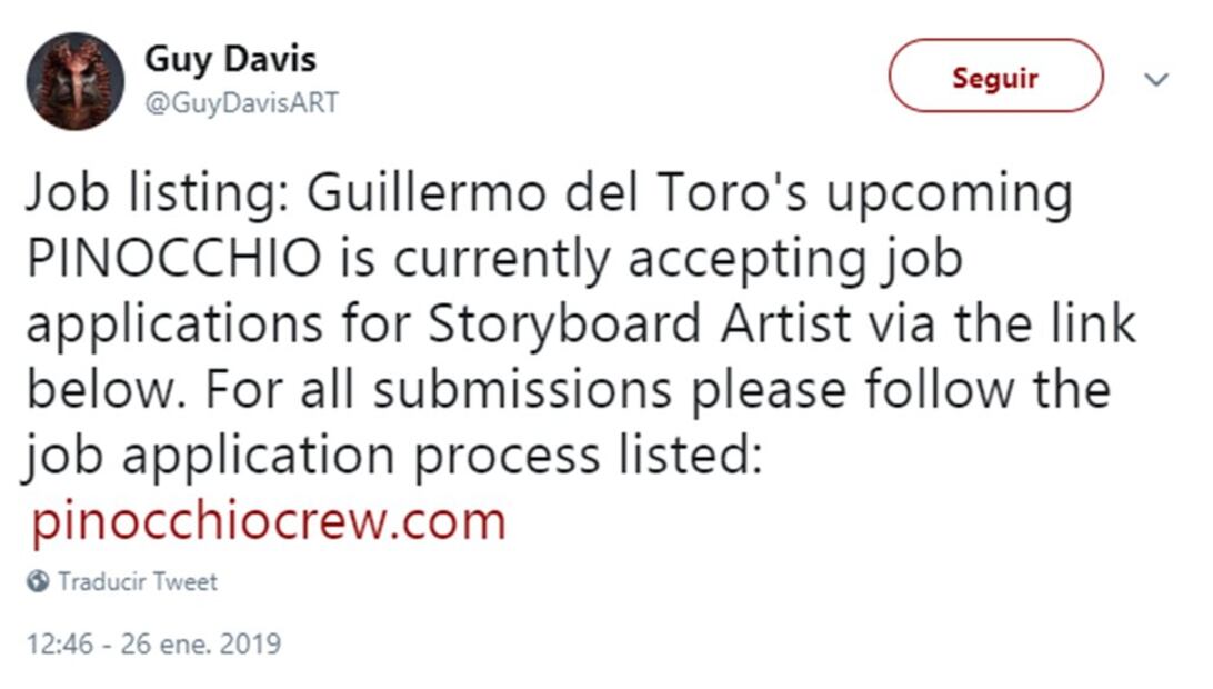 Guillermo del Toro ofrece trabajo con visa incluida