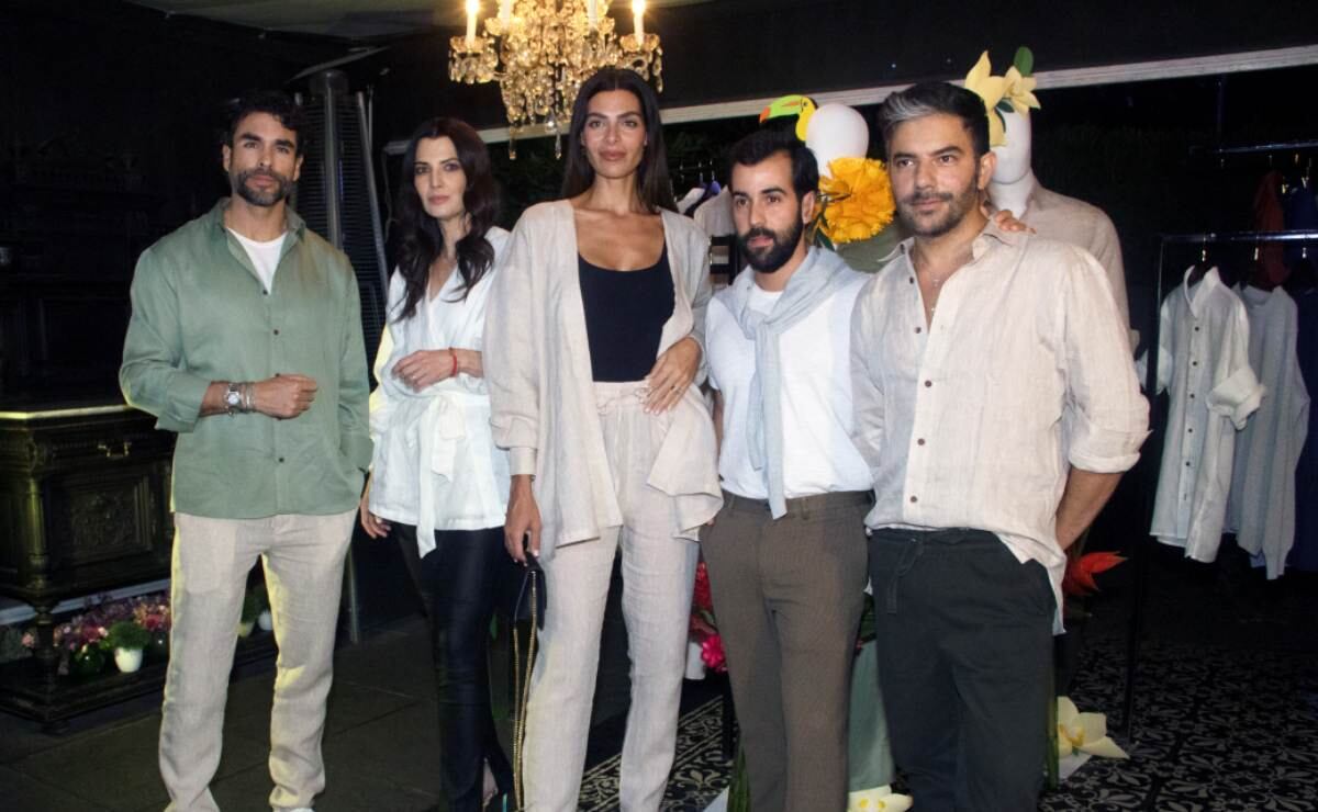 Gonzalo García Vivanco y Aline Bortoloti reunidos por la moda sustentable