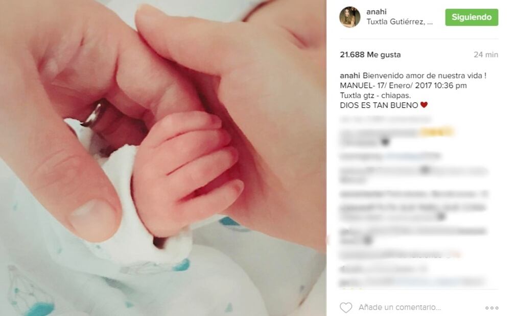 Descubre a quién se parece Manuel, el bebé de Anahí