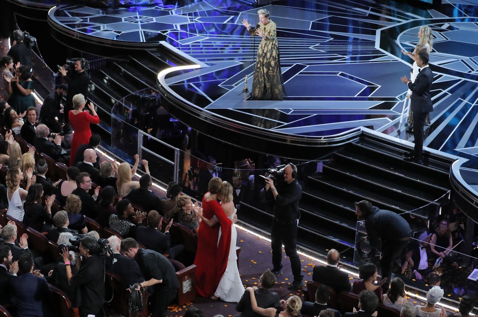 El discurso que hizo poner de pie a todas las mujeres en los Oscar