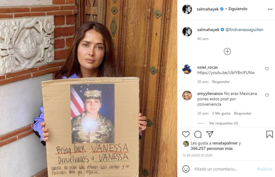 Salma Hayek dedica conmovedor mensaje por las vidas perdidas en la tragedia de la línea 12 del Metro de la Cdmx