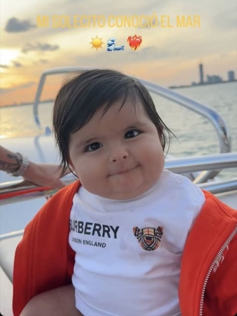 Inti, la bebé de Christian Nodal y Cazzu / Foto: Instagram