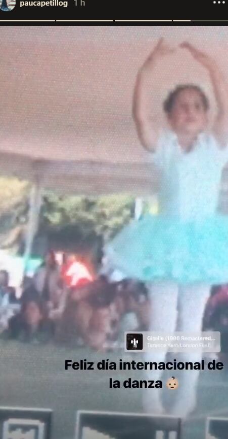 Ana Paula Capetillo comparte tierna imagen de su infancia como bailarina de ballet