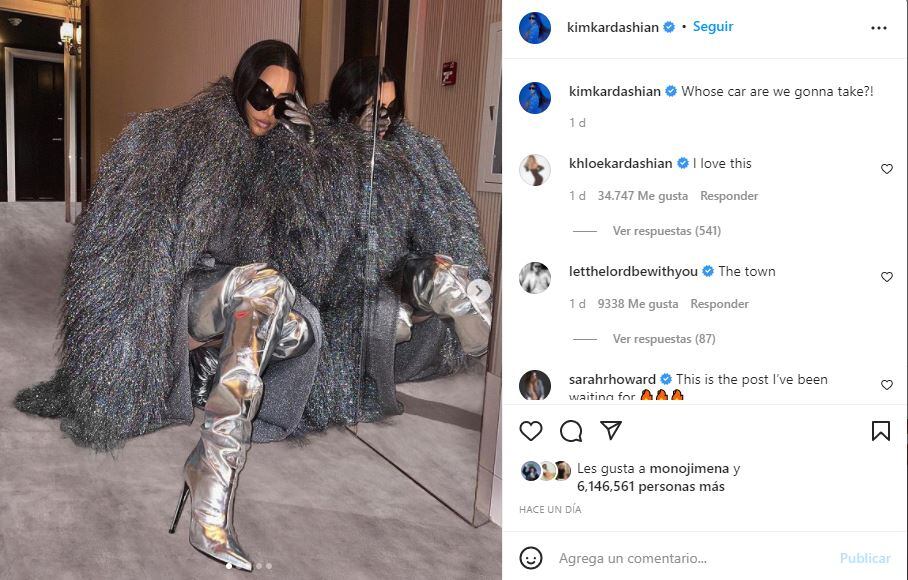Kim Kardashian comparte su primera foto con Pete Davidson
