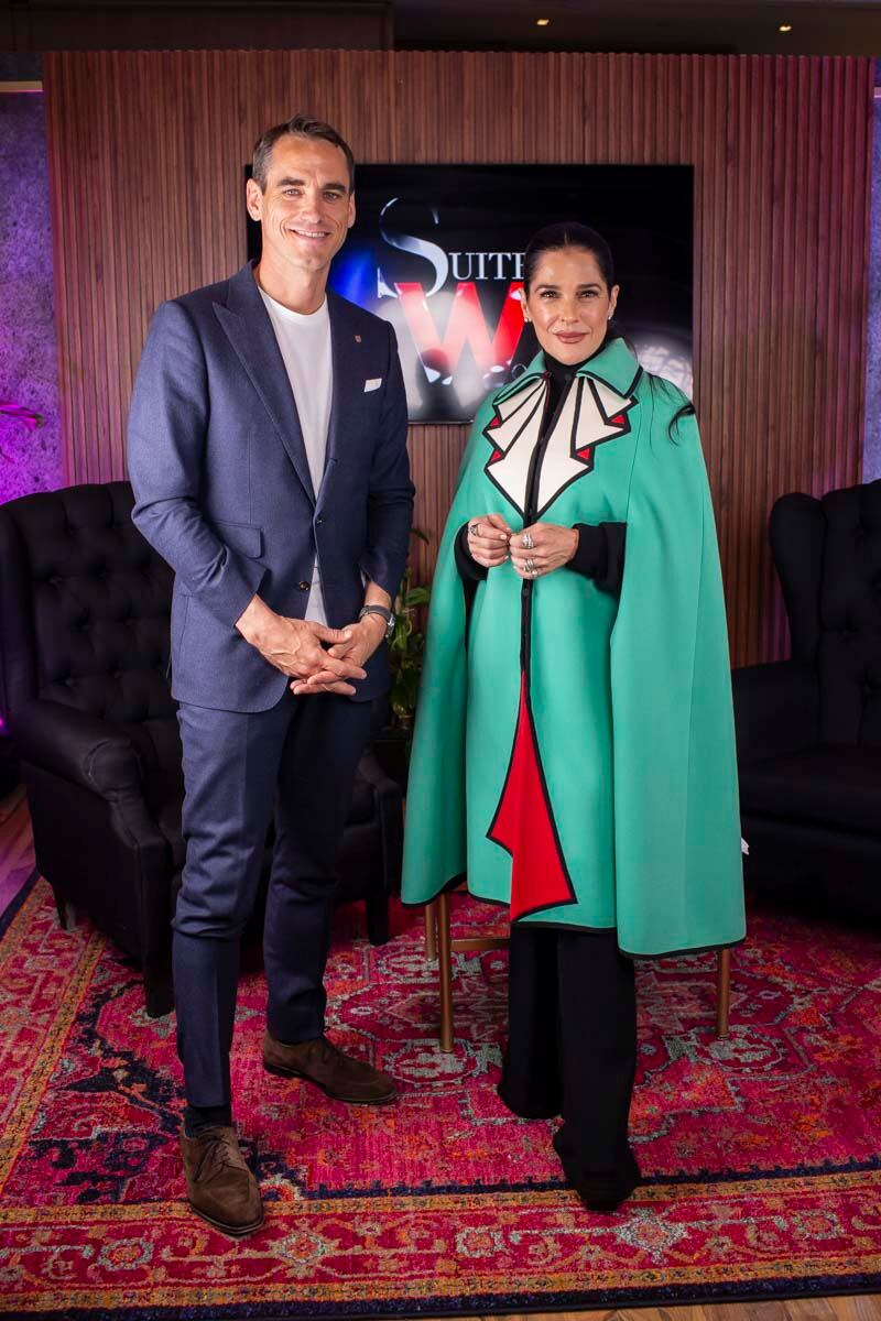 Edouard Meylan y Martha Debayle. (Foto: Esteban Torreblanca)