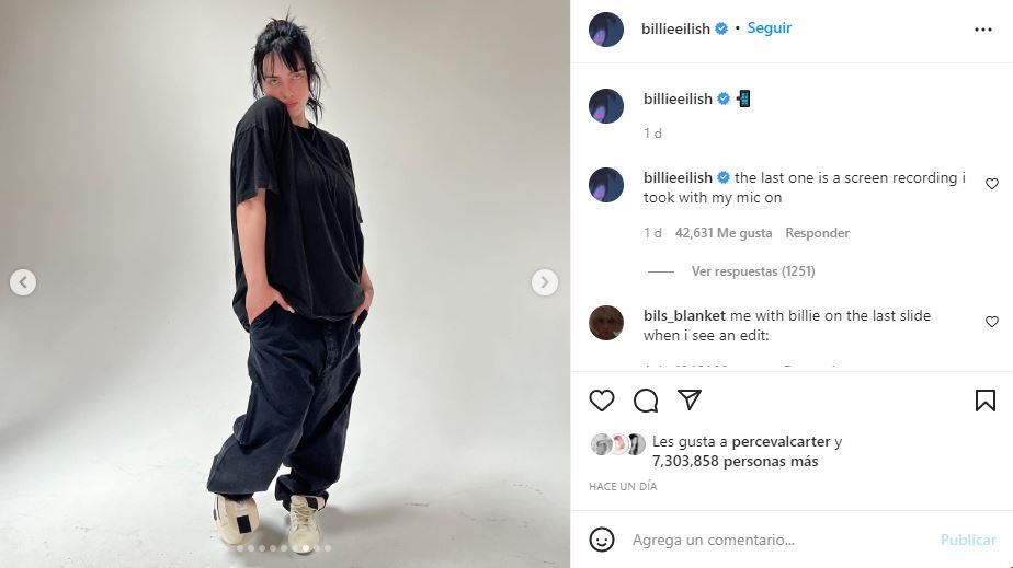 Billie Eilish confiesa que es agotador padecer síndrome de Tourette