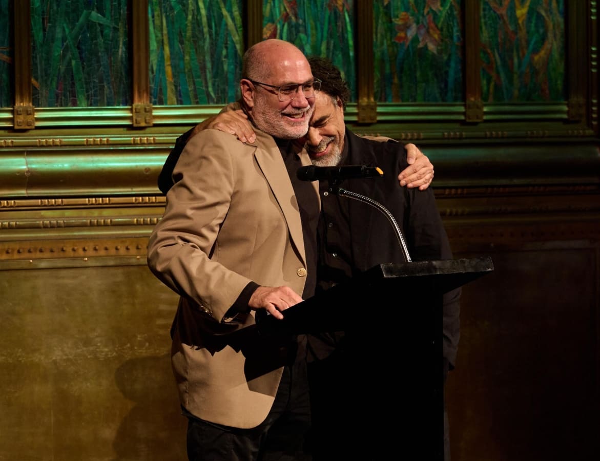 Guillermo Arriaga y Alejandro González Iñárritu / Foto: Cortesía