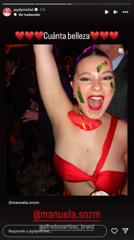 Jaydy Michel presume orgullosa a su hija Manuela / Instagram