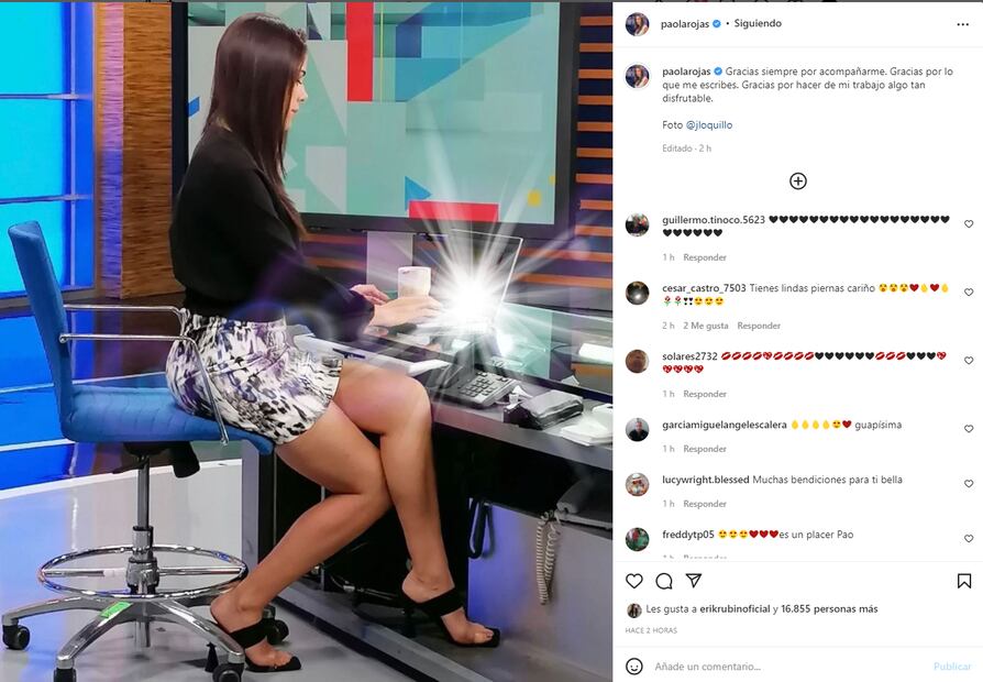Paola Rojas recibe ola de piropos tras presumir sus poderosas piernas en minifalda
